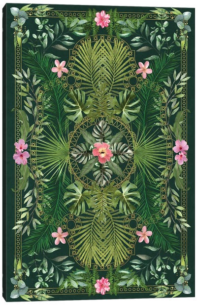 Tropical Foliage XV Canvas Art Print - Green with Envy