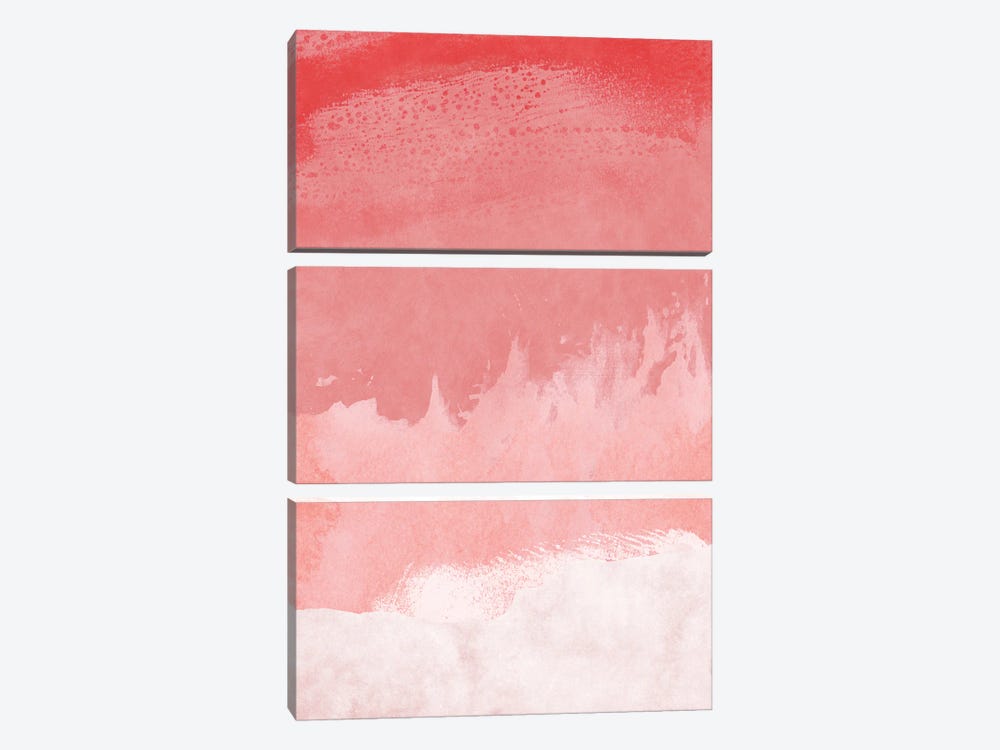 Minimal Landscape Pink II by amini54 3-piece Canvas Wall Art