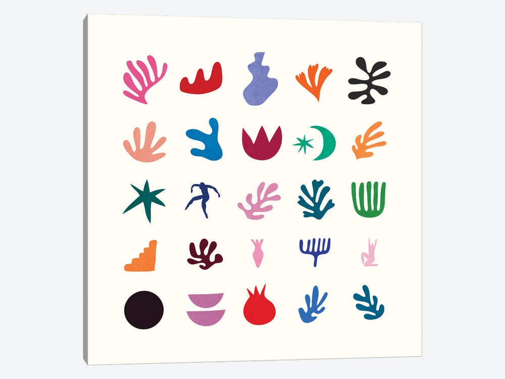Matisse Elements by amini54 1-piece Canvas Artwork