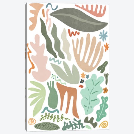 Botanical Color Canvas Print #AII255} by amini54 Canvas Print
