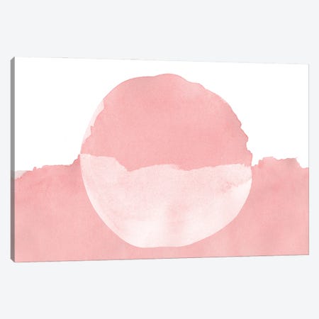 Minimal Pink Abstract VIII Canvas Print #AII26} by amini54 Canvas Art Print