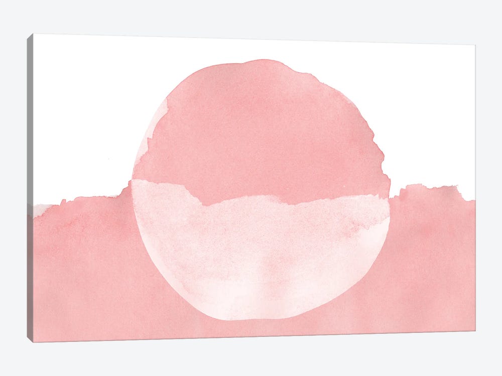 Minimal Pink Abstract VIII by amini54 1-piece Art Print