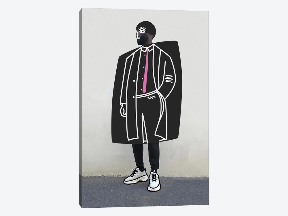 The Gentleman by amini54 1-piece Canvas Wall Art