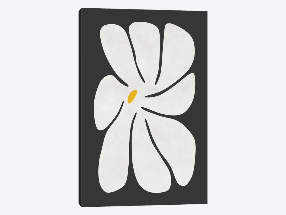 White Daisy by amini54 1-piece Canvas Art Print