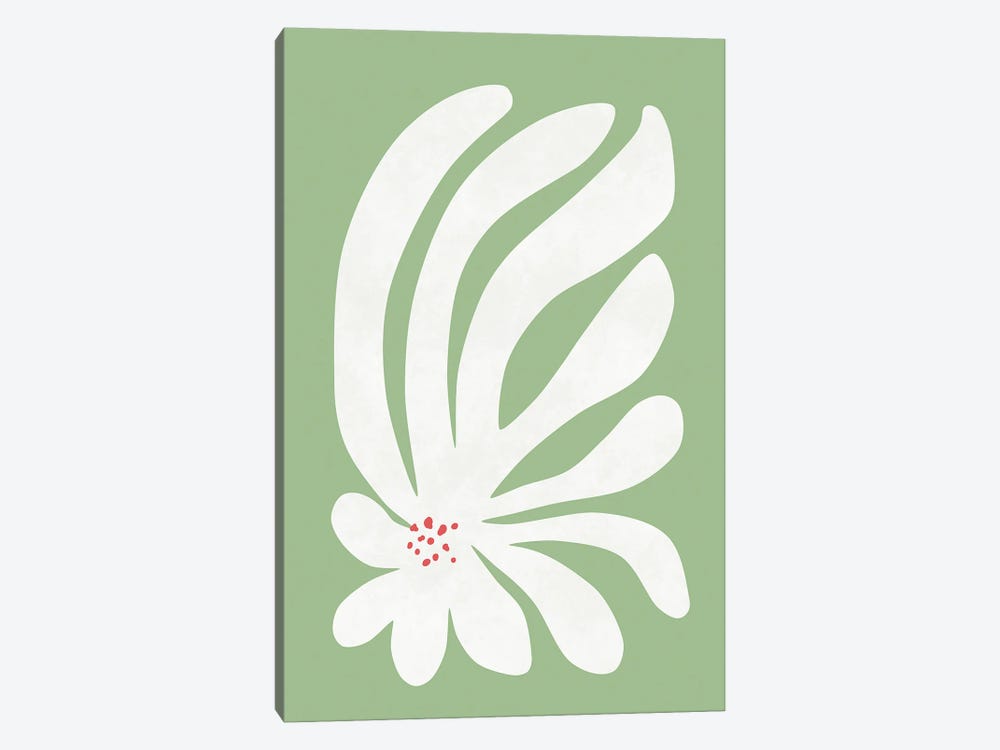 White Chrysanthemum Flower by amini54 1-piece Canvas Art Print