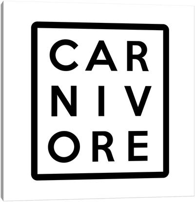 Carnivore 3x3 Letter Grid Canvas Art Print - amini54