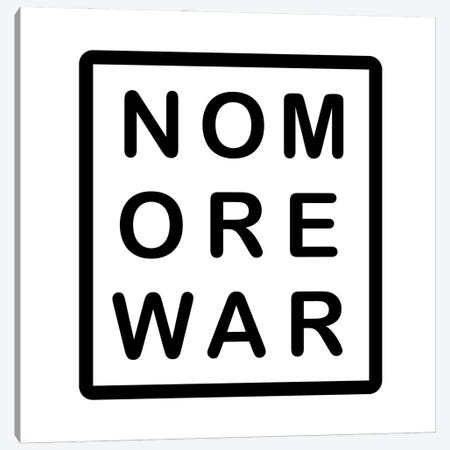No More War 3x3 Letter Grid Canvas Print #AII325} by amini54 Canvas Art Print