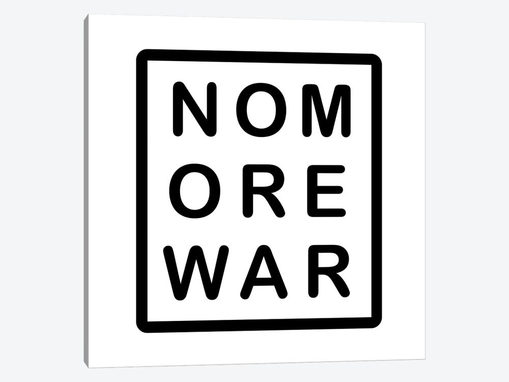 No More War 3x3 Letter Grid by amini54 1-piece Canvas Print