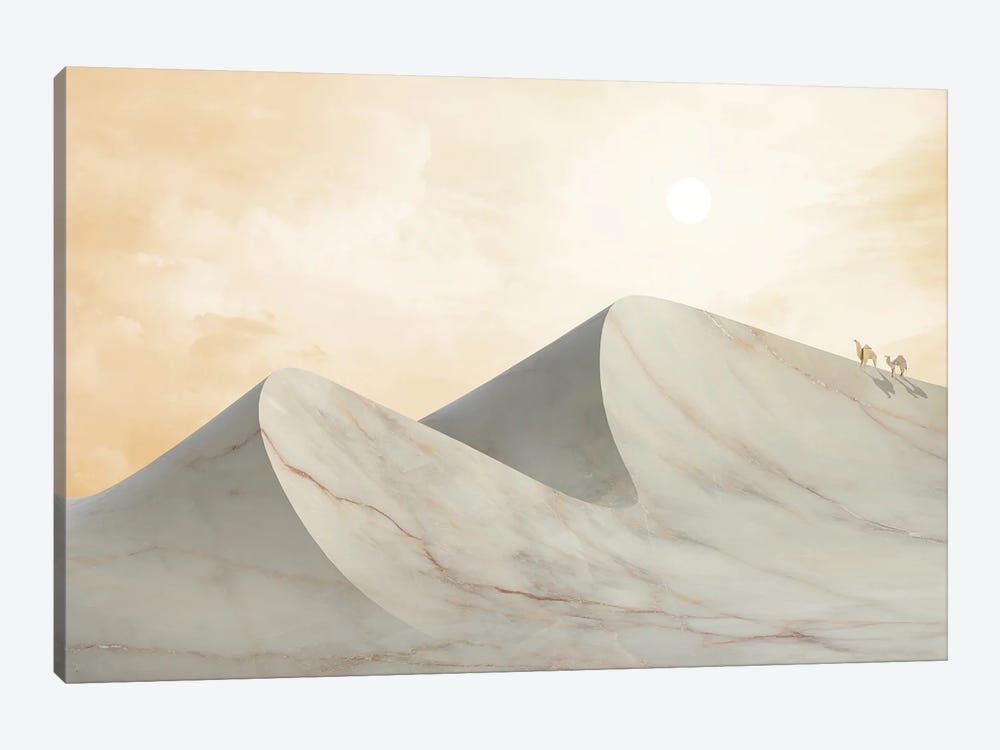 Marble Landscape IX by amini54 1-piece Canvas Print