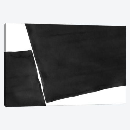 Minimal Black and White Abstract III Canvas Print #AII46} by amini54 Canvas Print