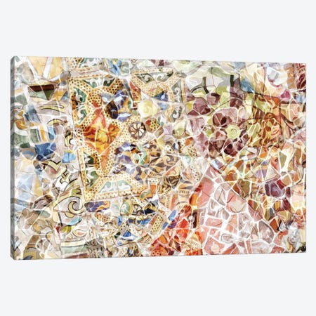 Mosaic of Barcelona IV Canvas Print #AII61} by amini54 Canvas Art
