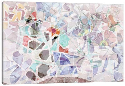 Mosaic of Barcelona V Canvas Art Print - amini54