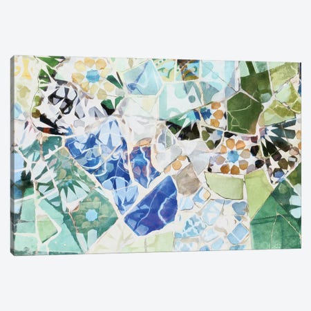 Mosaic of Barcelona VII Canvas Print #AII64} by amini54 Canvas Print
