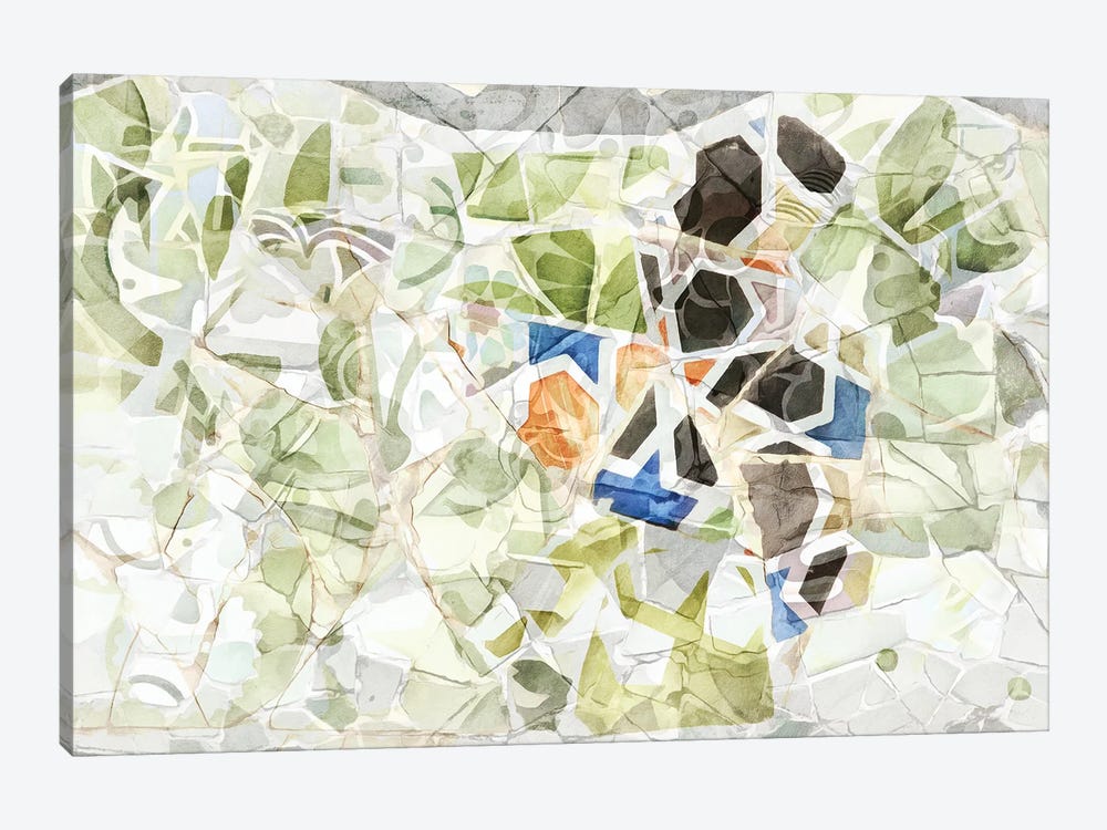 Mosaic of Barcelona XIII by amini54 1-piece Canvas Artwork