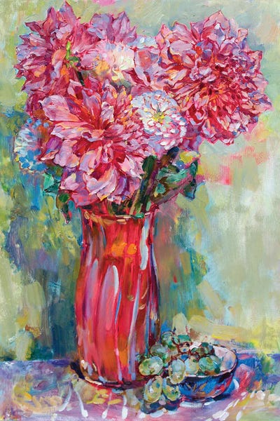 Dahlias: A Bouquet Of Dahlias by Andrii Kutsachenko