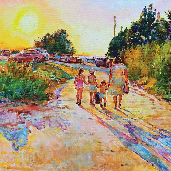 Coastal Sand Dunes: Road To The Sea by Andrii Kutsachenko