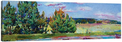 Landscape With Pines Canvas Art Print - Andrii Kutsachenko