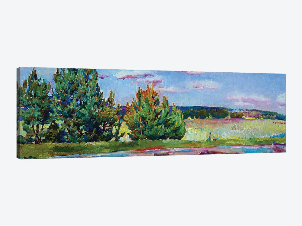 Landscape With Pines by Andrii Kutsachenko 1-piece Canvas Art Print