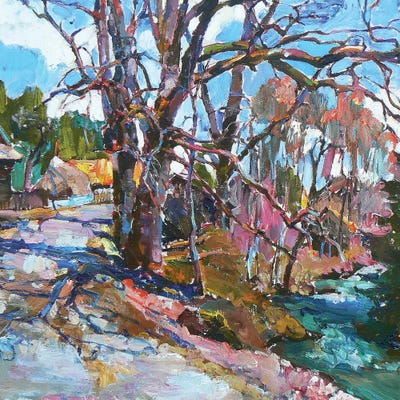 Spring Landscape by Andrii Kutsachenko gallery poster