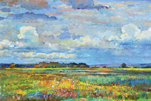 Traditional Décor: Sky Over The Fields by Andrii Kutsachenko
