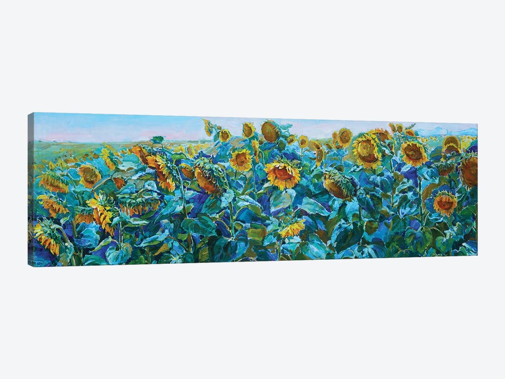 Sunny Sunflowers by Andrii Kutsachenko 1-piece Canvas Art