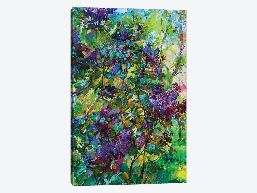 Lilac Flowers by Andrii Kutsachenko 1-piece Canvas Art Print