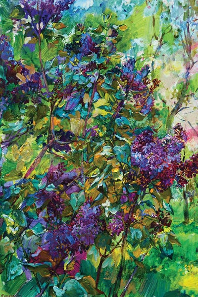 Abstract Floral & Botanical: Lilac Flowers by Andrii Kutsachenko