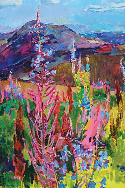 Landscapes In Bloom: Mountain Flowers by Andrii Kutsachenko