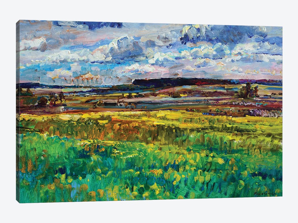 Landscape With Field And Sky by Andrii Kutsachenko 1-piece Canvas Wall Art