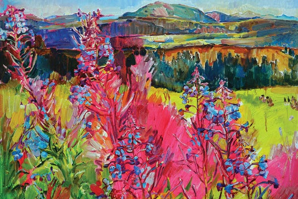 Landscapes In Bloom: Flowers In The Mountains by Andrii Kutsachenko