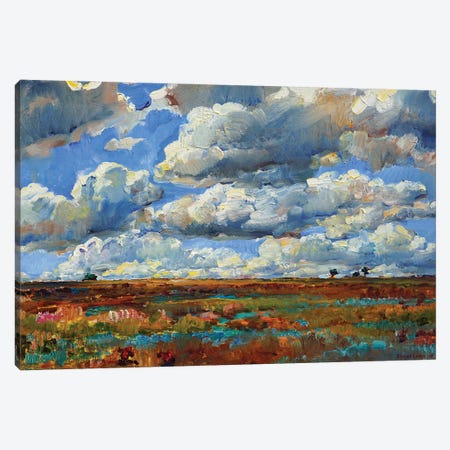 Blue Sky And Clouds Canvas Print #AIK4} by Andrii Kutsachenko Canvas Art Print