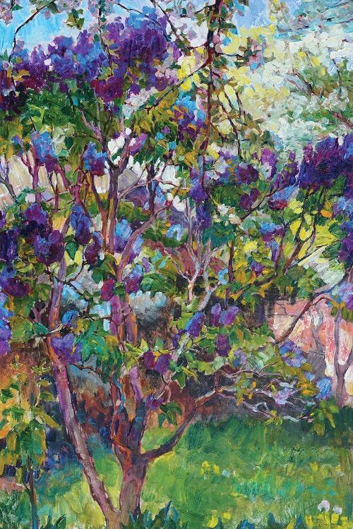 Lilac Landscape by Andrii Kutsachenko wall art