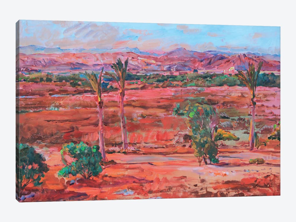 Red Desert by Andrii Kutsachenko 1-piece Canvas Wall Art
