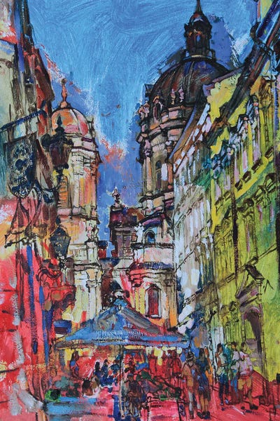 Famous Places Of Worship: Ancient Lviv. Dominican Cathedral. by Andrii Kutsachenko