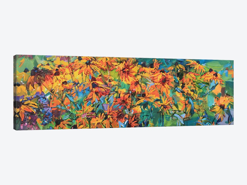 Garden Of Yellow Flowers by Andrii Kutsachenko 1-piece Canvas Art