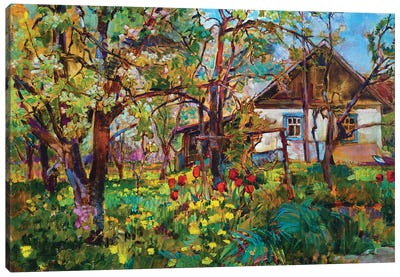 Spring Garden Canvas Art Print - Andrii Kutsachenko