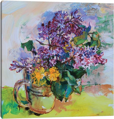 Little Lilac Canvas Art Print - Andrii Kutsachenko