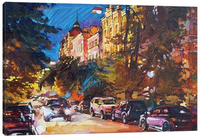 Old Kyiv Canvas Art Print - Kyiv Art
