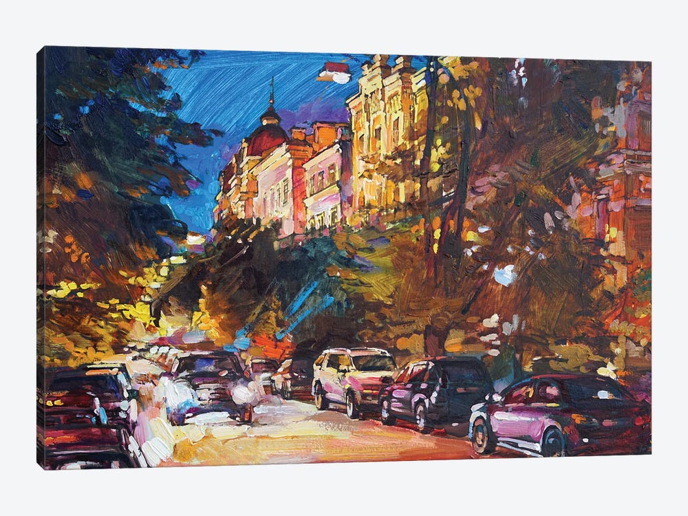 Old Kyiv by Andrii Kutsachenko 1-piece Canvas Art Print
