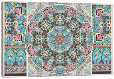 Art Deco Canvas Art Print - Mandala Art