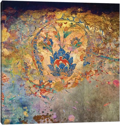 Blue Temple Canvas Art Print - Global Patterns