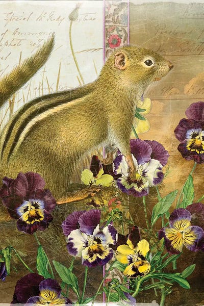 Chipmunk by Aimee Stewart multi panel art
