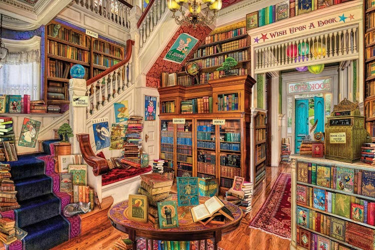 Wish Upon A Bookshop II by Aimee Stewart wall art
