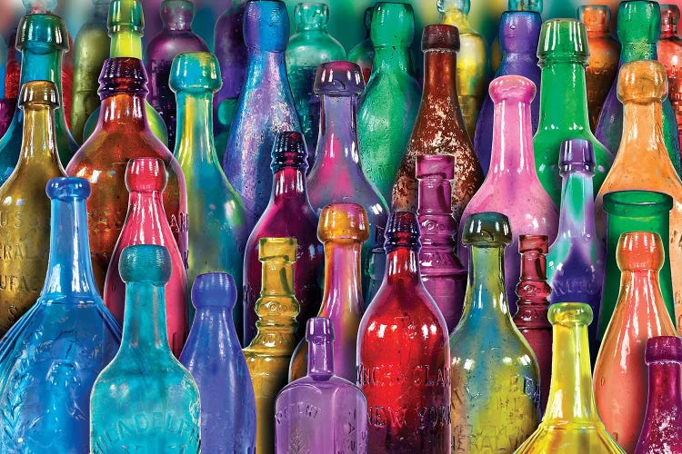 Colorful Glass Bottles