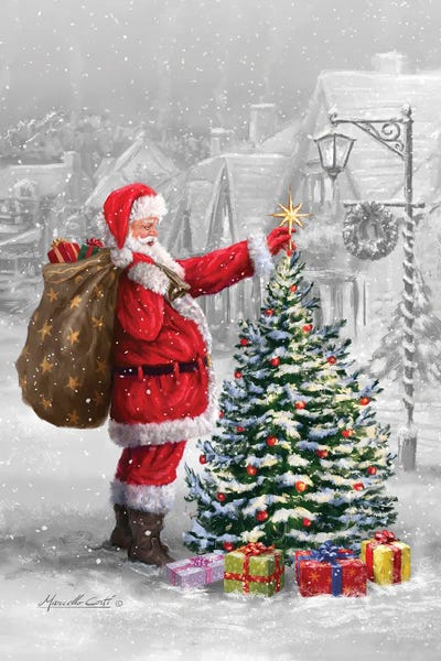 Snow: Santa Tree by Ali Corti