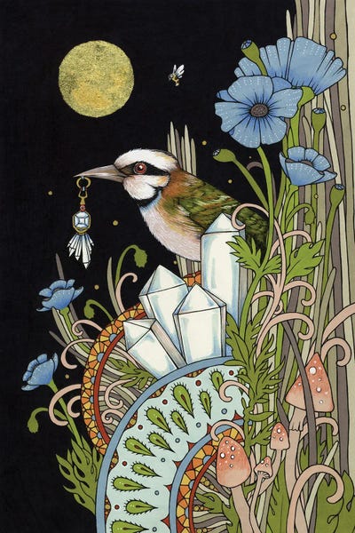 The Veil by Anita Inverarity multi panel art