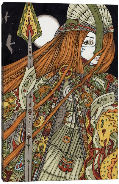 Boudica Canvas Art Print - Anita Inverarity