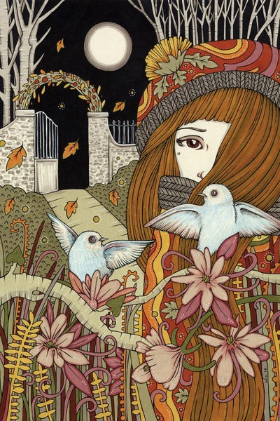 Crathes Gatekeeper by Anita Inverarity canvas print