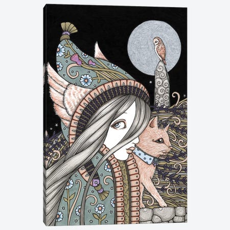 Creatures Of The Night Canvas Print #AIV22} by Anita Inverarity Canvas Art Print