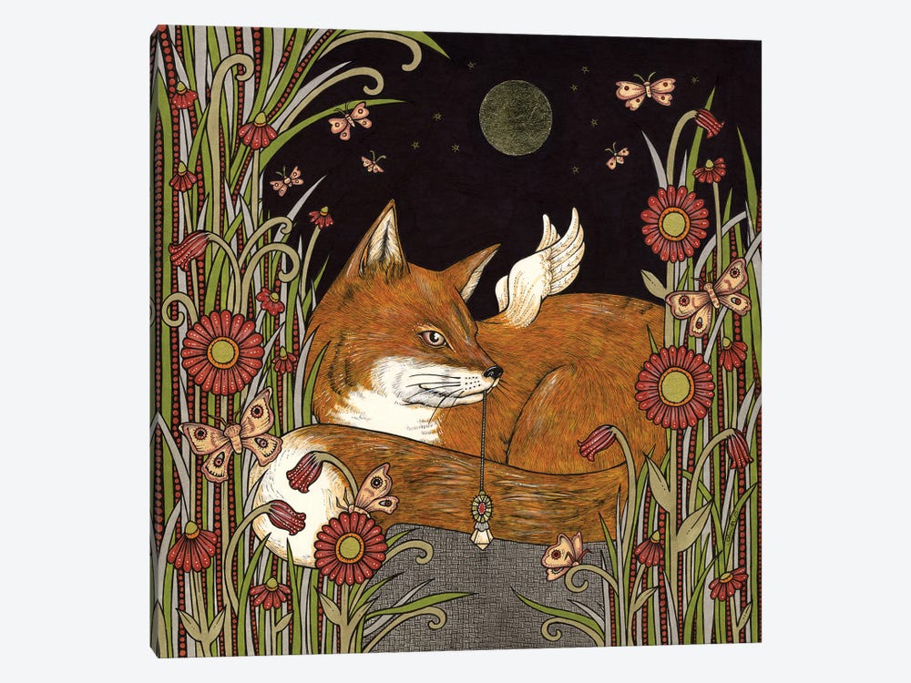 Fox Fae by Anita Inverarity 1-piece Canvas Print